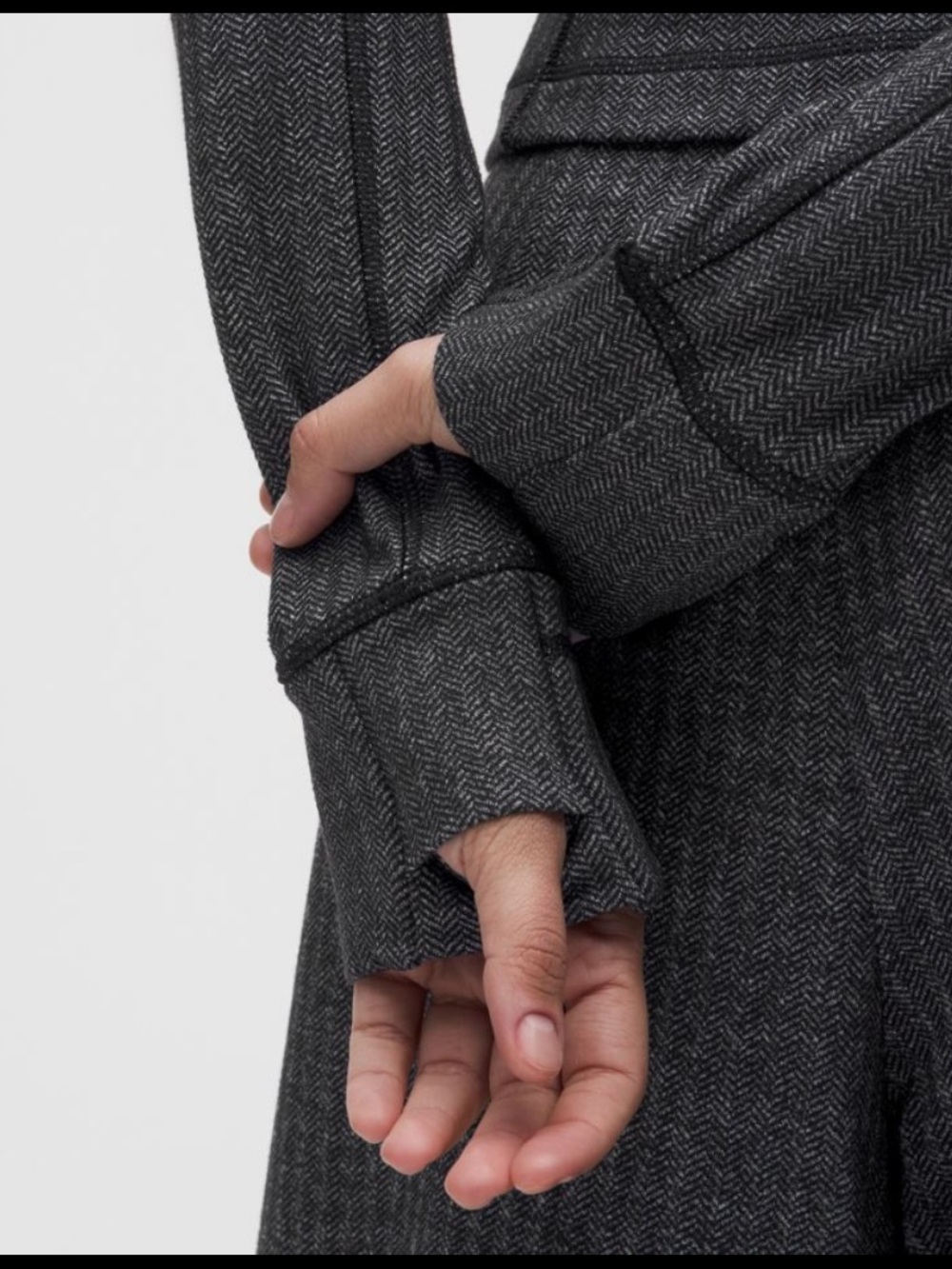 NWT LULULEMON DEFINE CROPPED JACKET IN HERRINGBONE - Picture 8 of 9